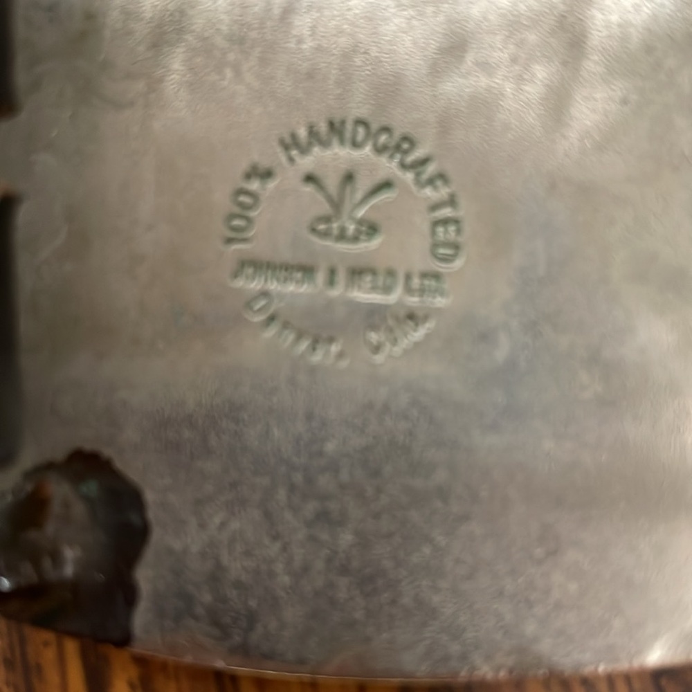 Johnson and Held beautifully handcrafted inlay buckle 36 inch leather belt - Picture 2 of 4